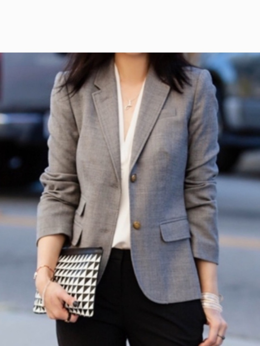 J. Crew Women’s Wool Schoolboy Blazer, Size 2. Excellent Condition.